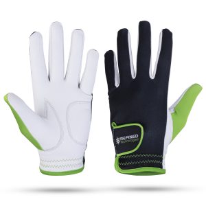 Next-Gen Sublimated Golf Gloves with premium Cabretta Leather Palm